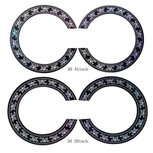 

2022 Newest Sound Hole Rose Decal Sticker for Acoustic Classical Guitar Parts Guitar Accessories Hard PVC Rosette Inlay