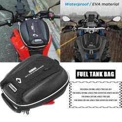 For HONDA CRF1000L CRF1100L Africa Twin Adventure Sports / ADV Tank Bag Easy Lock Waterproof Big Navigation Window Saddle Bag