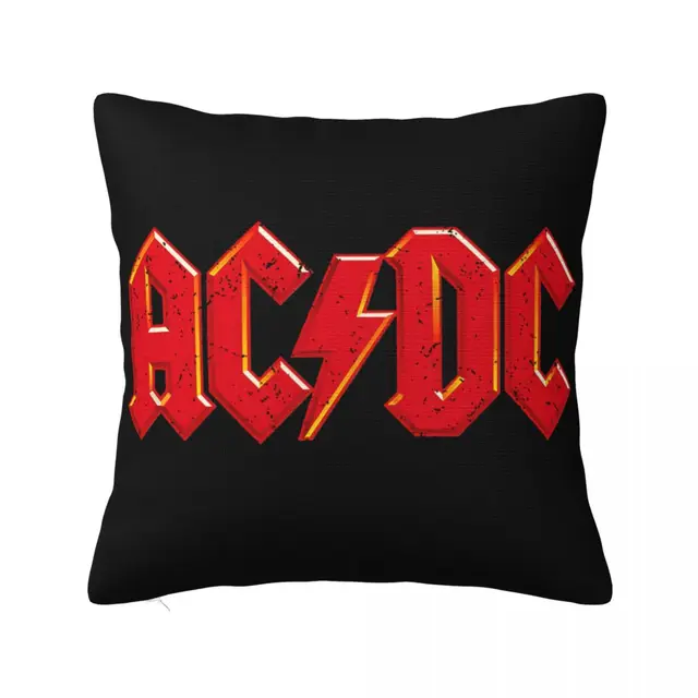 Ac Dc Párnahuzat Puha Poliészter Dekoráció Fedele Otthon 40*40 Cm