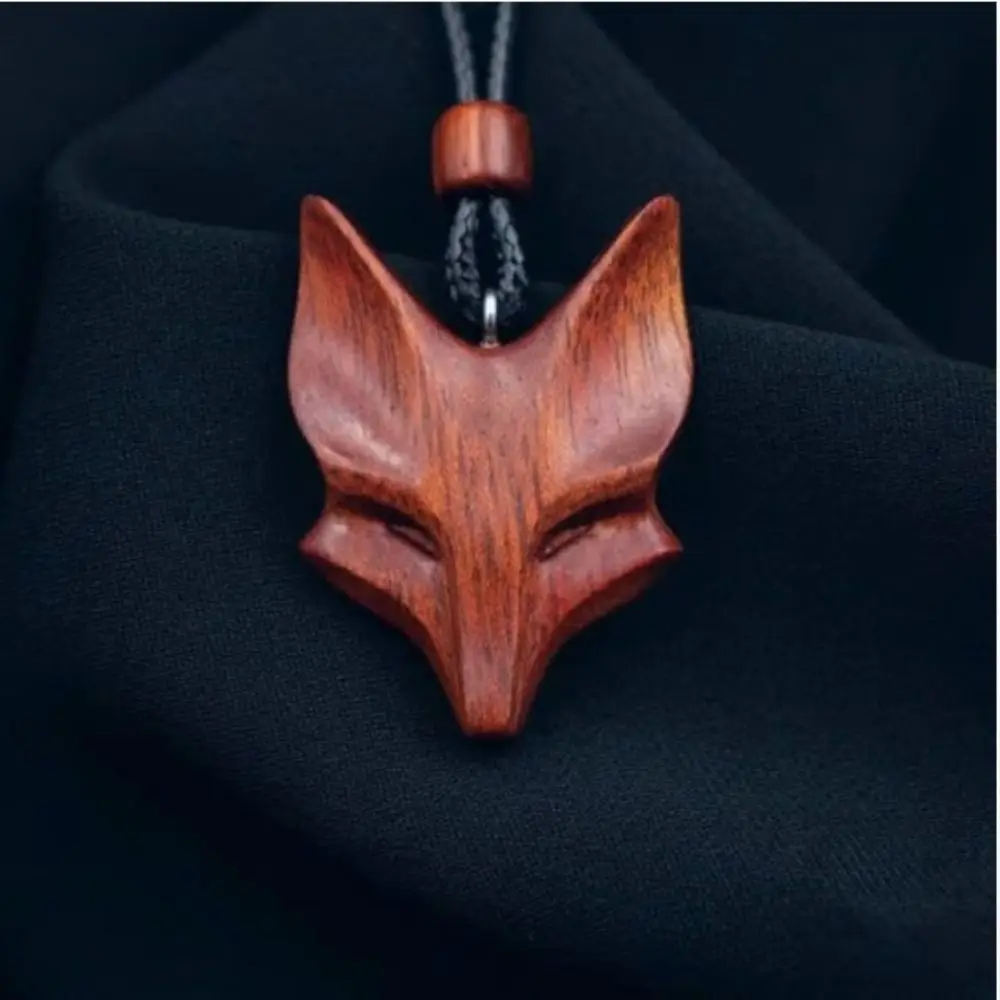 Handmade Wooden Owl Pendant Necklace for Couples