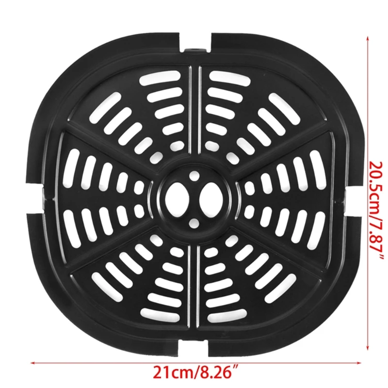 Square Non-Stick Food Separator Cooking Divider Air Fryer Mats Grill Cooking Pan Rack Kitchen-Safe Air Fryer Drop Shipping