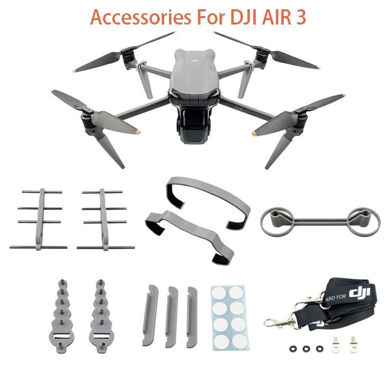 

Посадочное шасси для DJI Air 3, 5 см, поддержка ножек, антенны для RC 2, ремень пропеллера, стабилизатор, держатель для Air 3, аксессуары для дрона