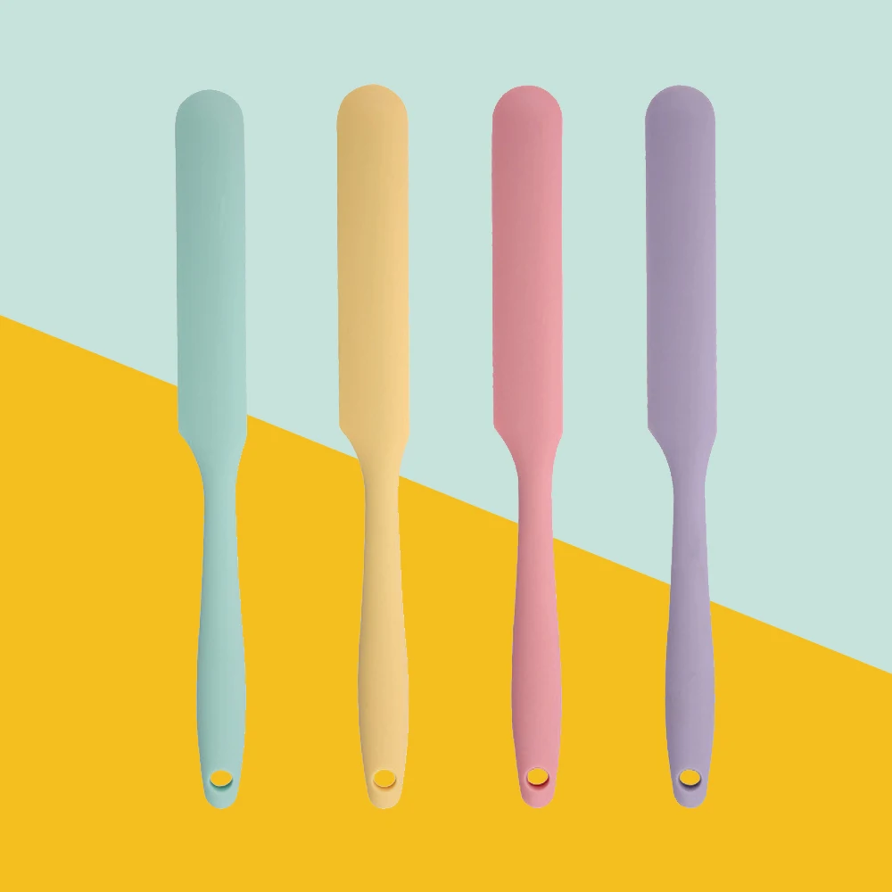Macarone Silicone Long Spatula Food Grade Household Baking Tool silicone spatula cream spatula cake spatula