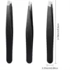 Tweezers Set 3pcs Premium Stainless Steel Eyebrow Precision Sharp Tip Tweezers for Body Ingrown and Facial Hair Removal 5