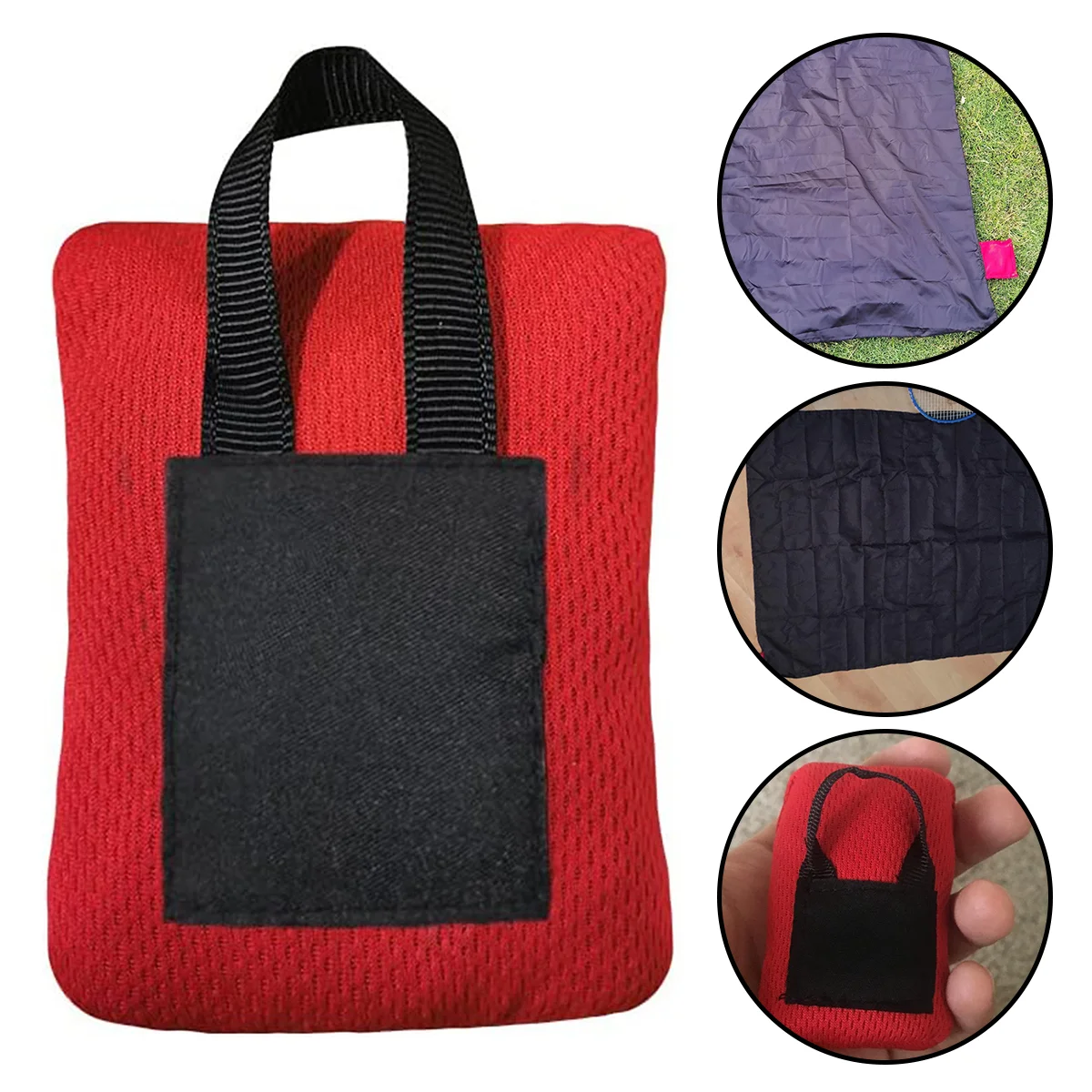 

Mini Beach Towel Blanket Blanket Crawling Carpet Portable Beach Nylon Multifunctional Pad