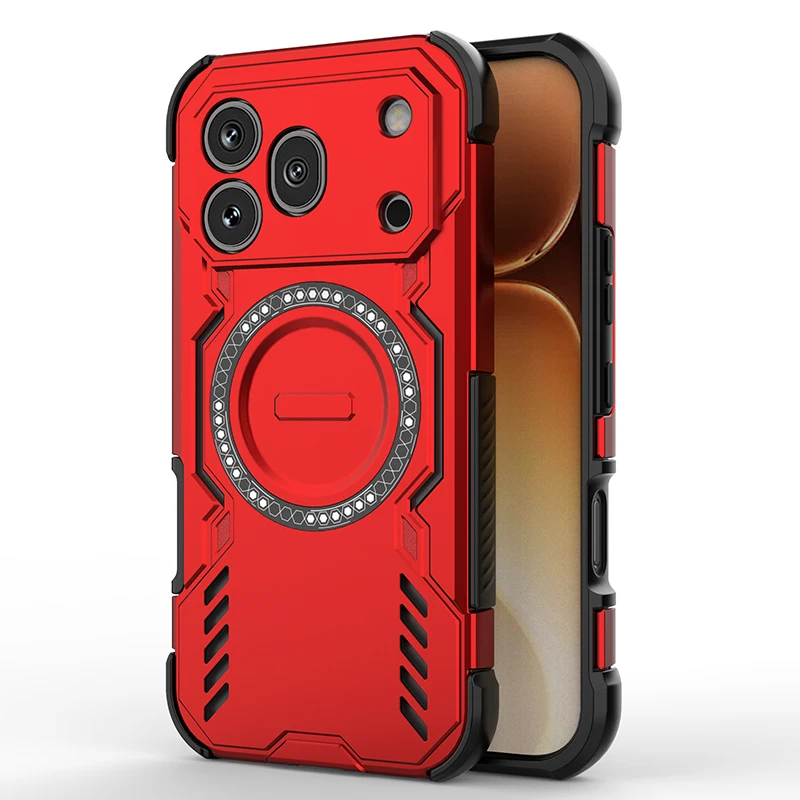 Enhanced Heat Dissipation Magnetic Protective Case with Anti-Drop and Anti-Explosion Features
