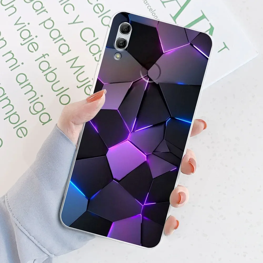Vibrant Watercolor Marble Transparent Silicone Case