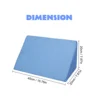 3 Color Orthopedic Acid Reflux Bed Wedge Pillow Soft Leather Sponge Back Leg Elevation Cushion Pad Triangle Pillow Cover Bedding 3