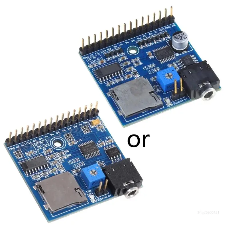 

for DC 5V MP3 Voice Player Module Voice Broadcast Trigger Player + 2 Ports