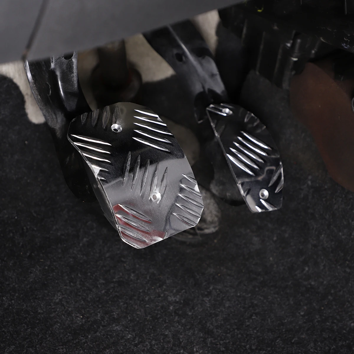 Aluminiumlegierung Auto Anti-Rutsch-Pedal Zubehör für Fiat 500