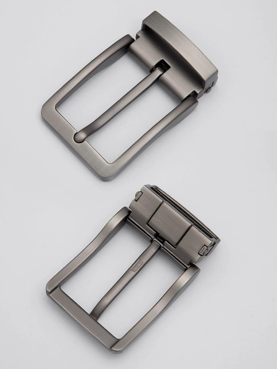 

Men's belt buckle accessories high-end genuine crocodile belt buckle