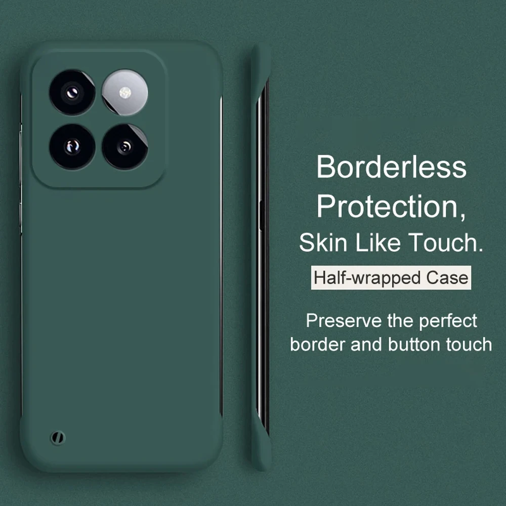 Ultra-Thin Candy Color Borderless Hard Case - Sleek Protective Back Cover Coque