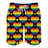New 3d Print Rainbow Ducks Beach Shorts For Men Casual Summer Surfing Board Shorts Quick Dry Swimsuits Swim Trunks Short Pants 2