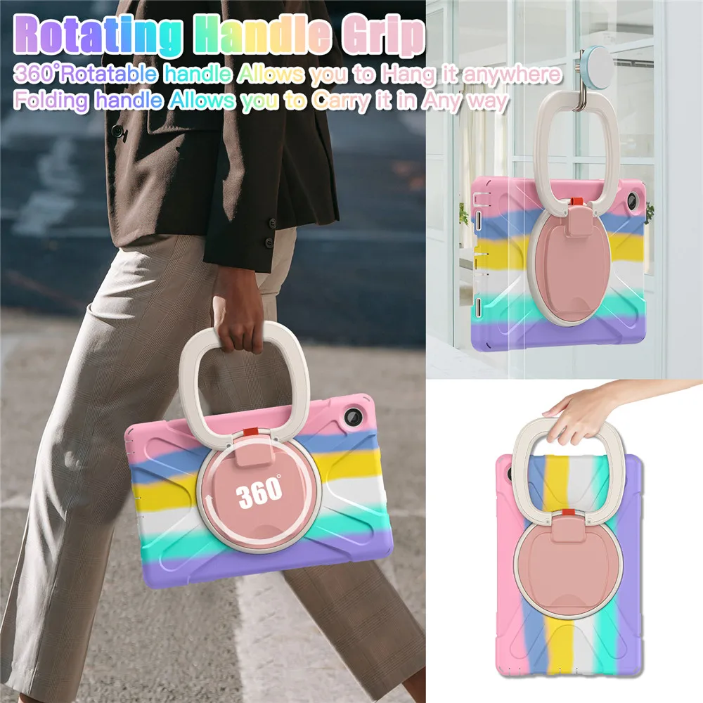 para Lenovo Tab M10 Plus 3rd Gen 10.6 Tb125f Case à Prova de Choque Crianças Tablet Capa para Lenovo M10 Plus 10.3 Polegada 2nd hd X306x Case - Imagem 5