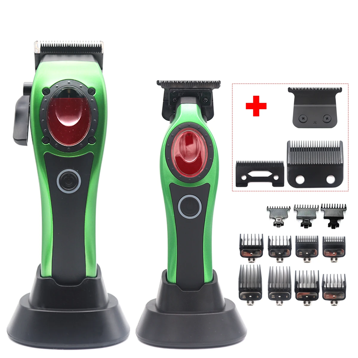 Professional Barber Cutting Machines Kit Base Charger Hair Cutting Machine DLC Blade Hair Trimmer Machine USB Cordless Clipper