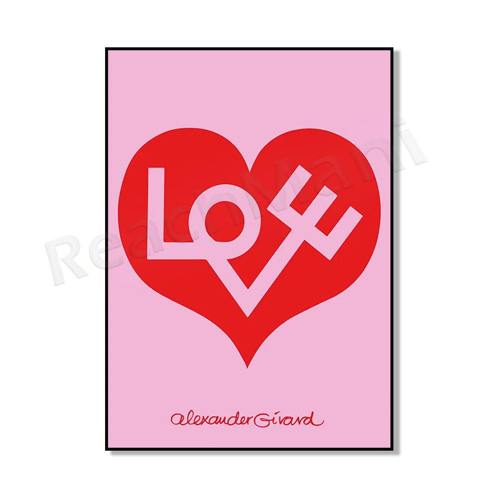 Alexander Girard - Love Heart, 1972, Mid-Century Modern