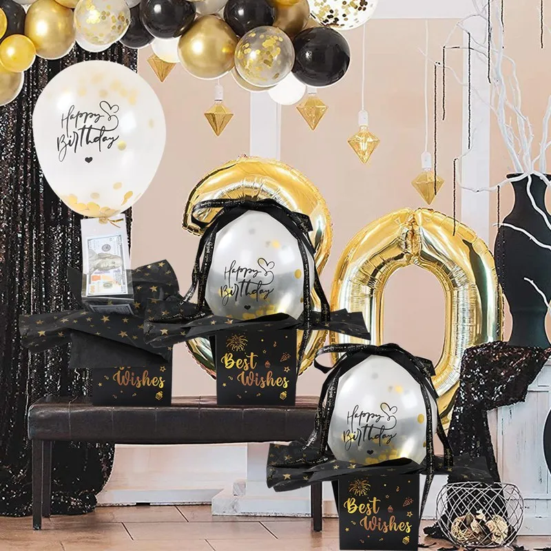 Birthday Money Gift Boxes with Pull-Out Happy Birthday Card, Fun Cash Surprise Packagin... - SKU MGB01127 - UGI Packaging