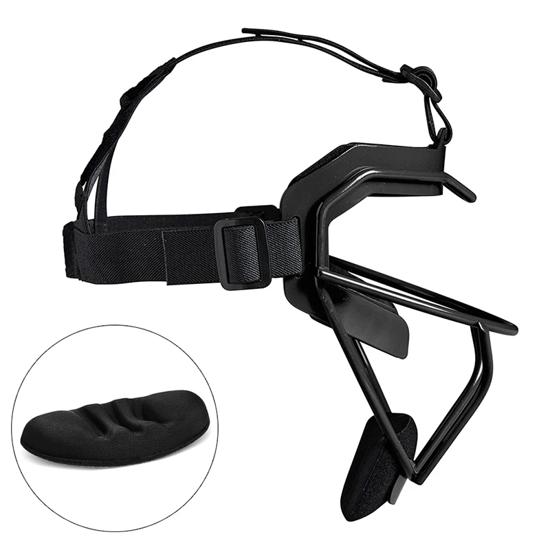 Softball Fielder's Facemask Chin Cup Baseball Fielder's Mask Chin Padding Soft Protective Replacement Pad Cover For Sports