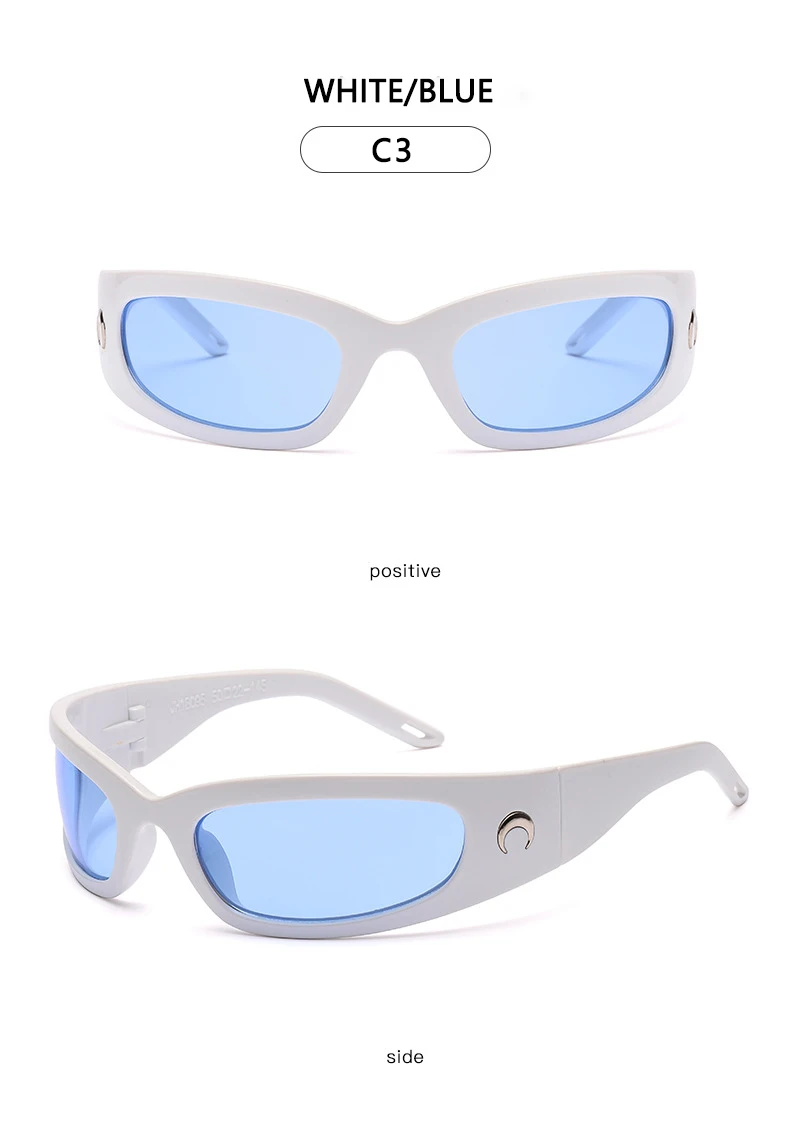 Rectangular Sunglasses For Men And Women Vintage Uv400 Sun Glasses_voghion.com
