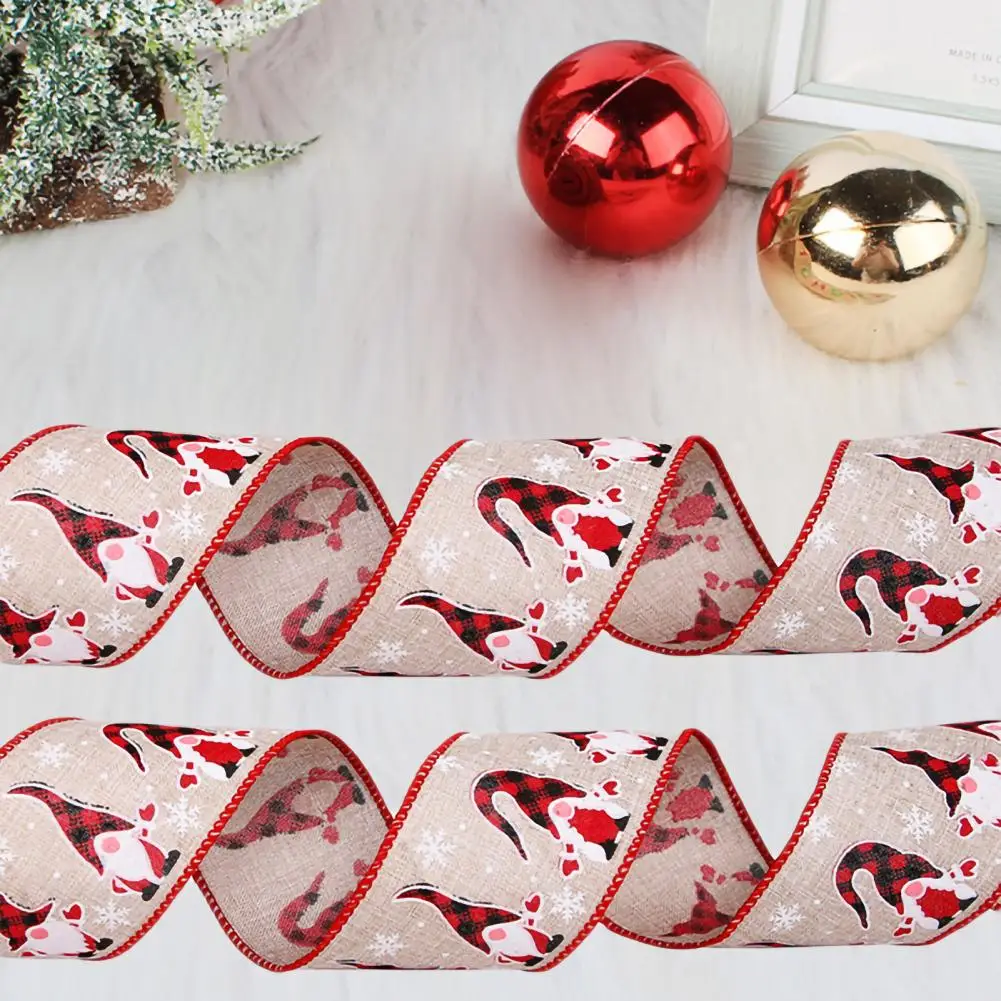 

Packaging Ribbons Festive Party Decor Versatile Christmas Ribbon for Diy Crafts Gift Wrapping Christmas Ribbon Decorations