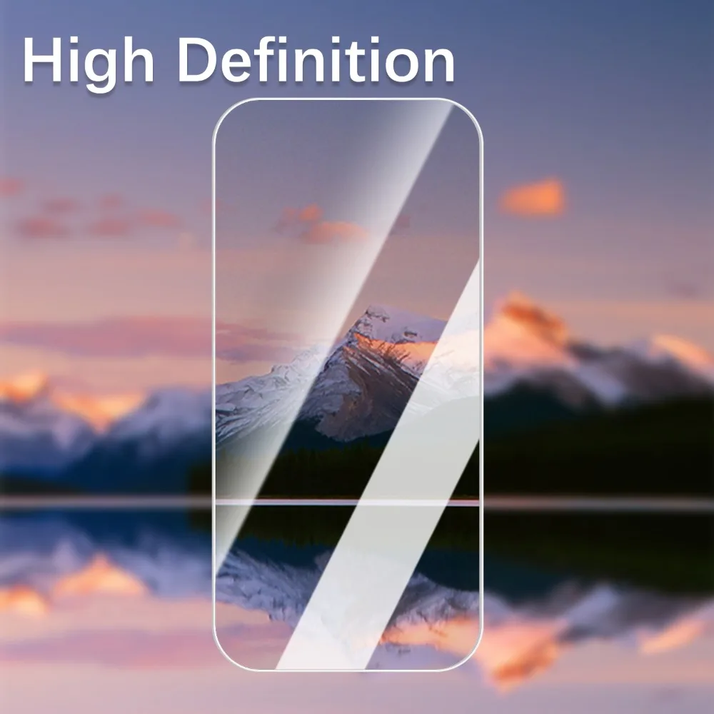 Enhanced Magnetic Phone Protection Kit with HD Tempered Glass Screen Protector - Transparent 3-in-1 Case