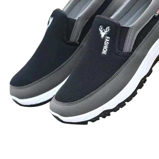 Chaussures de sport respirantes pour hommes, chaussures de bateau détectée y, tennis de voyage orthopédiques 4WD, chaussures plates à enfiler pour les activités de plein air, la randonnée, la marche 5