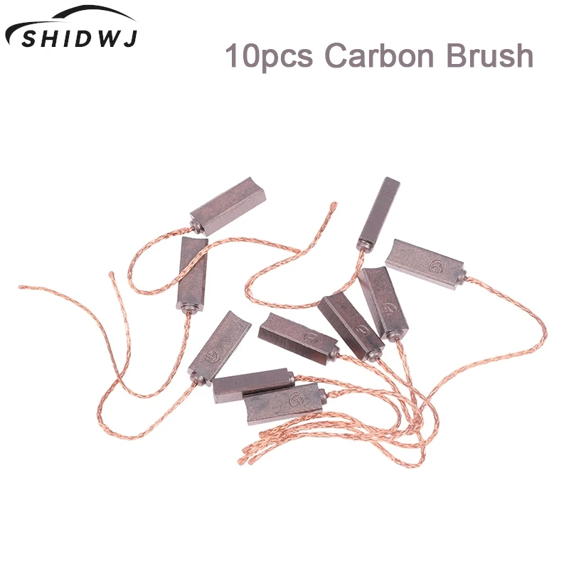 4*6*17mm Electric Car Vehicle Generator Regulator Carbon Brushs 10pcs for New Jetta Santana Alternator Tools