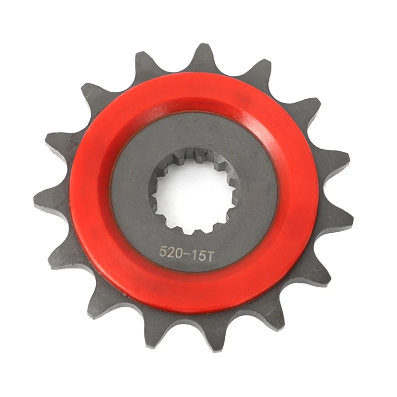 15T Motorcycle Front Sprocket Chain Wheel Front Fly Wheel Pinion 15 Replacement Parts For Suzuki GW250 GSX250R DL250 Zontes 310