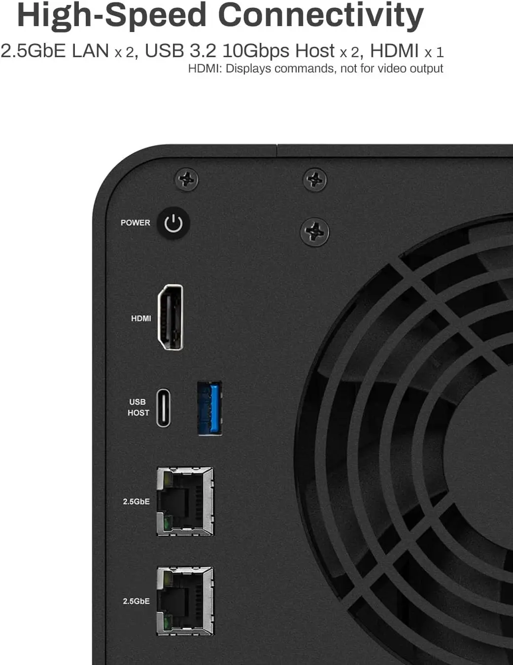 TERRAMASTER F4-424 NAS 스토리지 4베이 - N95 쿼드 코어 CPU, 8GB DDR5 RAM, 2.5GbE 포트 x 2, 네트워크 연결 스토리지 (디스크 미포함)