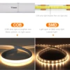 Smart PIR Motion Sensor Super Bright COB LED Strip Neon Light Auto ON/OFF 320leds/m Waterproof for Kitchen,Stair,Wardrobe Decor 4