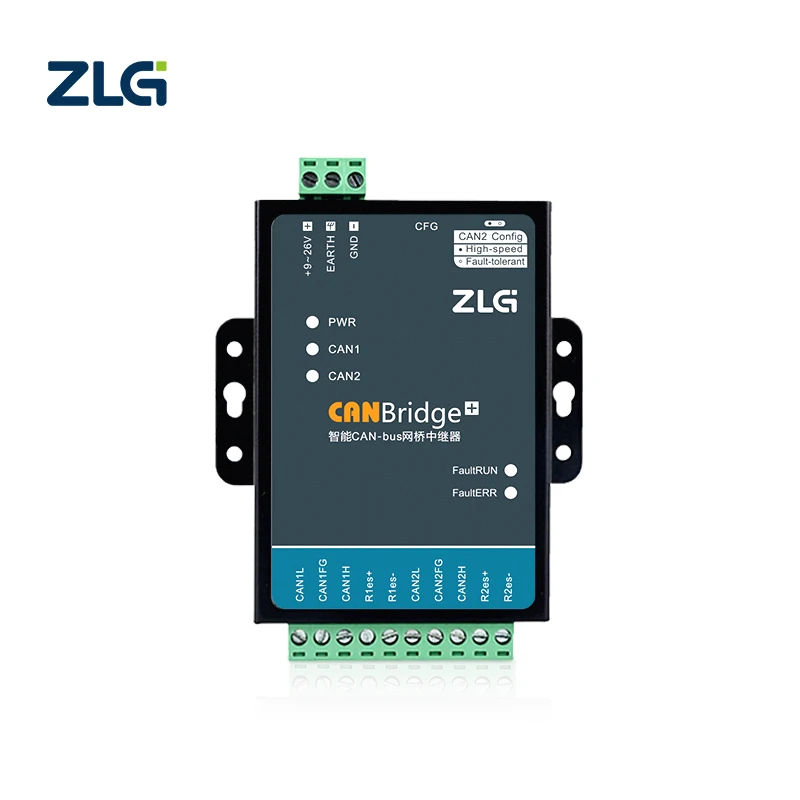 

ZLG Zhiyuan Electronics Industrial Grade High Performance CAN Isolation Gateway CAN Bridge Repeater Hub CANBridge+