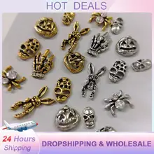  Nail Art Accessories Charming Dazzling Eye-catching Nail Decoration Gothic Fashion Must Have Gothic Nail Decoration Complex Need 