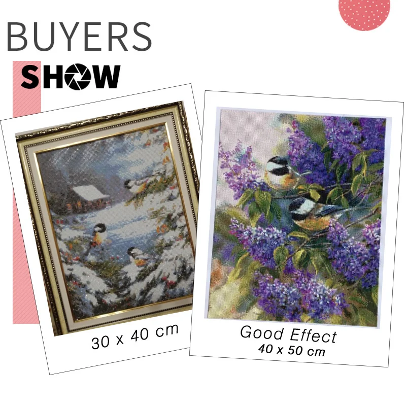 AZQSD Diamond Painting Birds Full Square Diamond Embroidery Animal Mosaic Winter Picture Of Rhinestones Cross Stitch Home Decor diamond painting diamond painting accessories