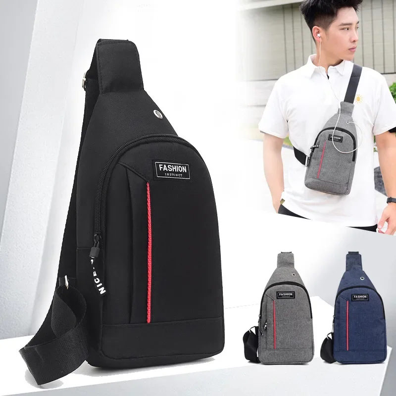 

Chest Bag Man 2022 New Casual Korean Oxford Fashion Sports Bag Shoulder Messenger Bag Canvas Backpack Free Shipping for Men