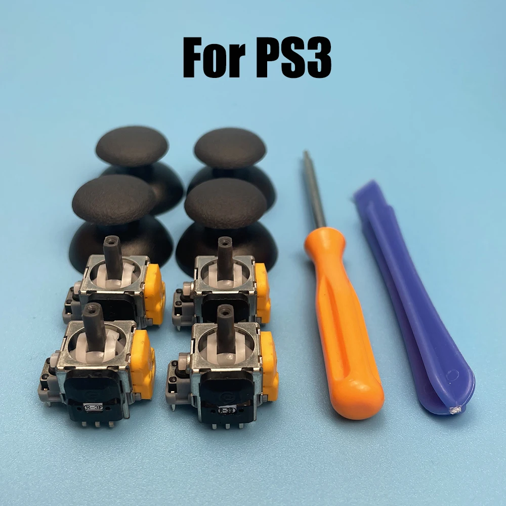 Joystick Replacement 1Set Replacement Hall Effect 3D Analog Joystick PS5 PS4 PS3 Xbox One Switch Pro Controller Thumbstick Repair Parts Accessory