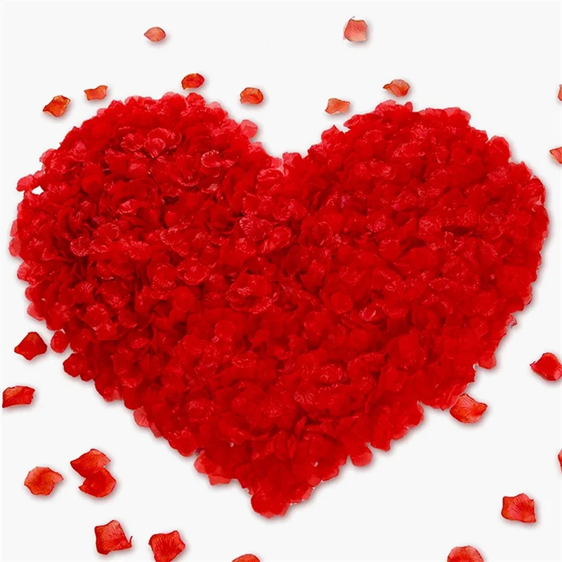 Colorful Flower Petals Wedding Party Decorations Christmas Silk Rose Silk Artificial Flowers Petal Accessories 1000/3000pcs