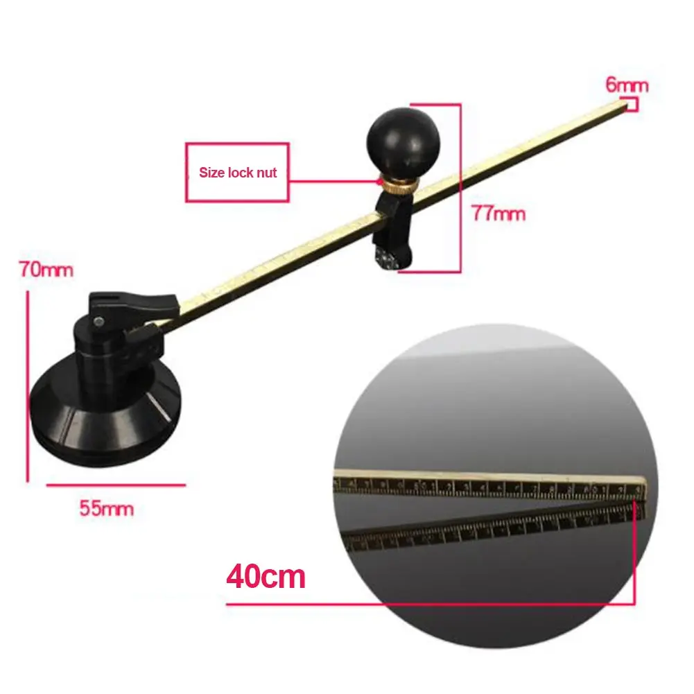 40-100cm Glass Cutter 6 Wheel Compasses Circular Cutting With Suction Cup Circle Professional Glass Bottle Cutter Cutting Tools glass cutter tile glass cutter bottle cutter