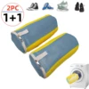 1/2PCS Durable Side Zipper Washing Shoes Bag Cotton Laundry Fluffy Fibers Easily Remove Dirt Washing Bags for Home Use Shoe 1