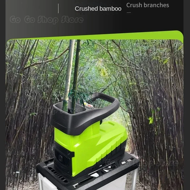 2800W Garden Use Desktop Electric Crusher High Power Electric Branch Crusher Electric Crusher Garden Tool 220V 6