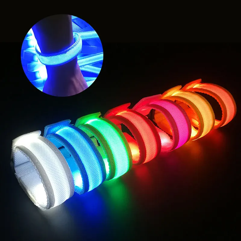 YOMDID Led Luminous Bracelet Concert Party Bar Luminous Bracelet LED Luminous Sports Wrist Strap Perform Bar Party Supplies