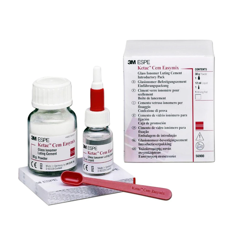 3M Espe Ketac Cem Easymix Glassionomer Dental Cement Permanent Glue