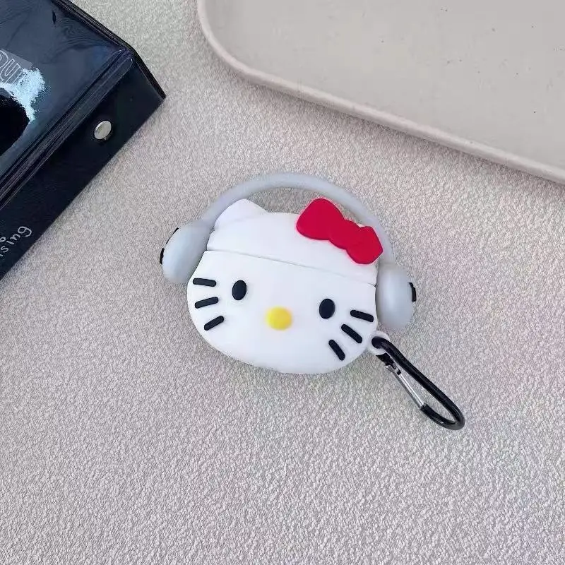 3D Sanrio Hello Kitty Cartoon Kopfhörerhülle für AirPods 4 Niedliche Hüllen für AirPods Pro 3 Pro2 Ladehülle für AirPods 4 3 2 1 – Detail 18