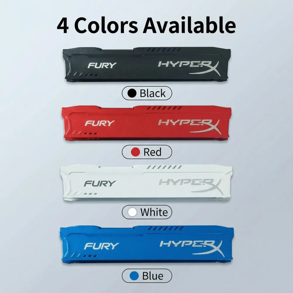 TISHRIC DDR5 DDR4 DDR3 DDR2 DDR1 Desktop Memory Radiator RAM Heatsink Aluminum Alloy Computer Memory Cooler With Thermal Pad