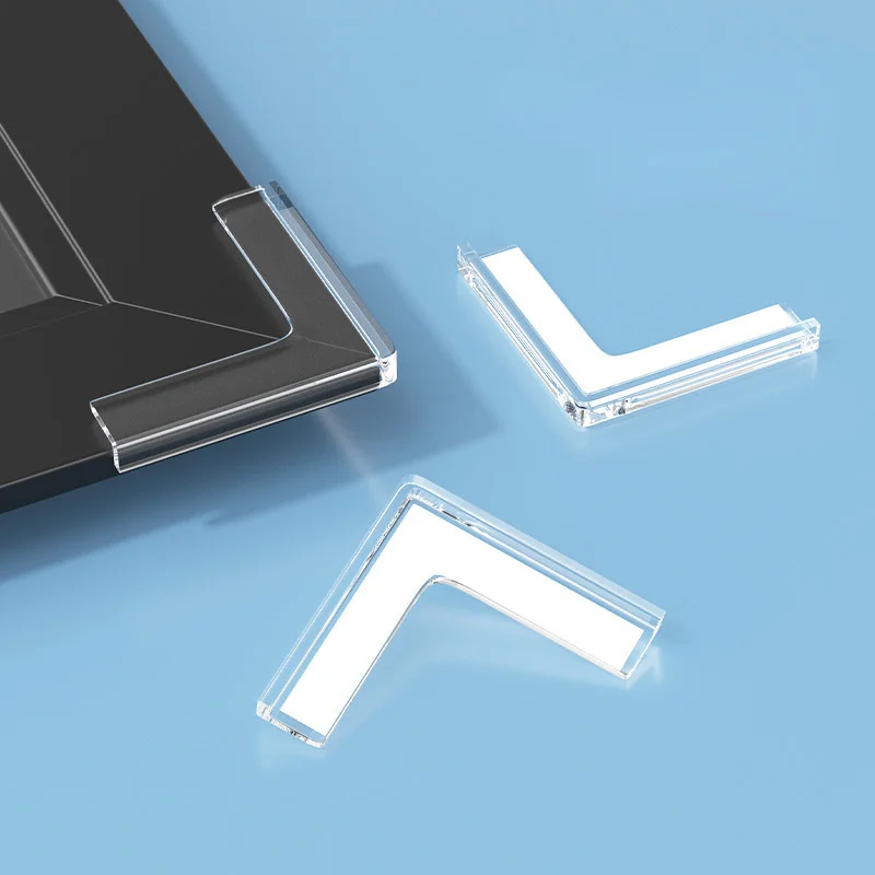 Transparent Anti-collision Angle Table Corner Protection Cover Glass Table Soft Rubber Corner Protector