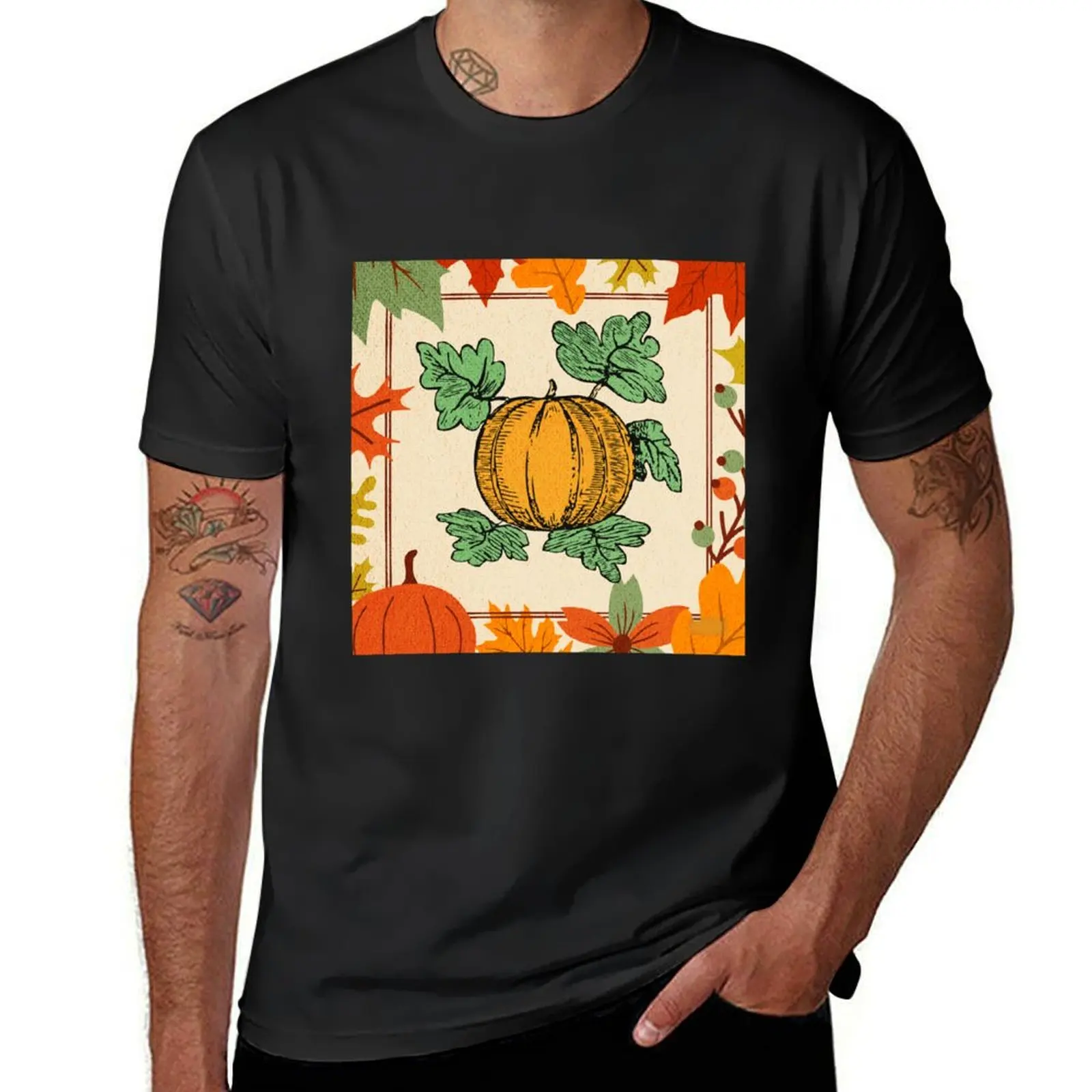 

Vintage Pumpkin Fall Autumn Season Festival Event T-shirt shirts graphic tees anime clothes mens t shirts pack