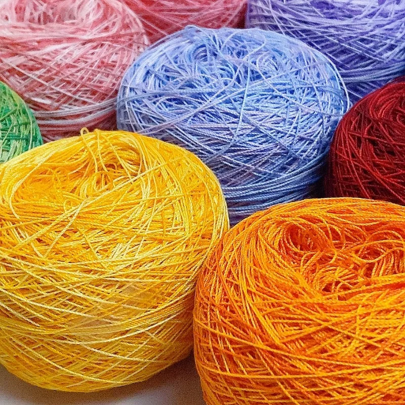 

Section 8 Dyed Silk Thread Shanyu Qianse Embroidery Micro Hook Woven Three-dimensional Floral Bone Embroidery Thread