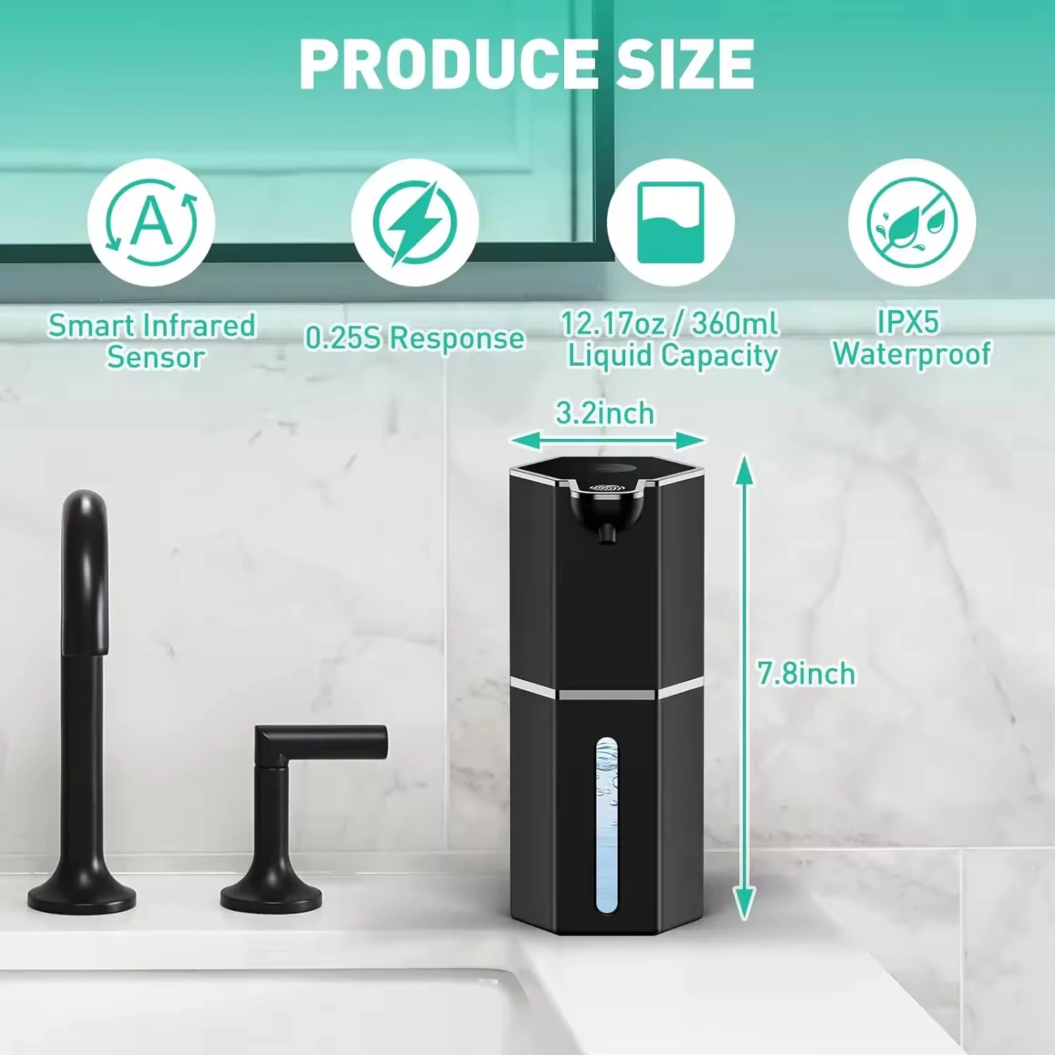 Automatic Soap Dispenser 360Ml