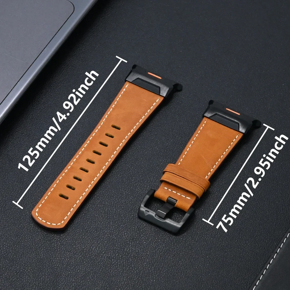 Premium Leather Bracelet with Aluminum Alloy Case