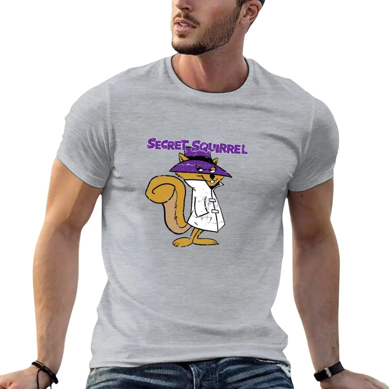 

New Secret Squirrel T-Shirt graphics t shirt Anime t-shirt mens clothing