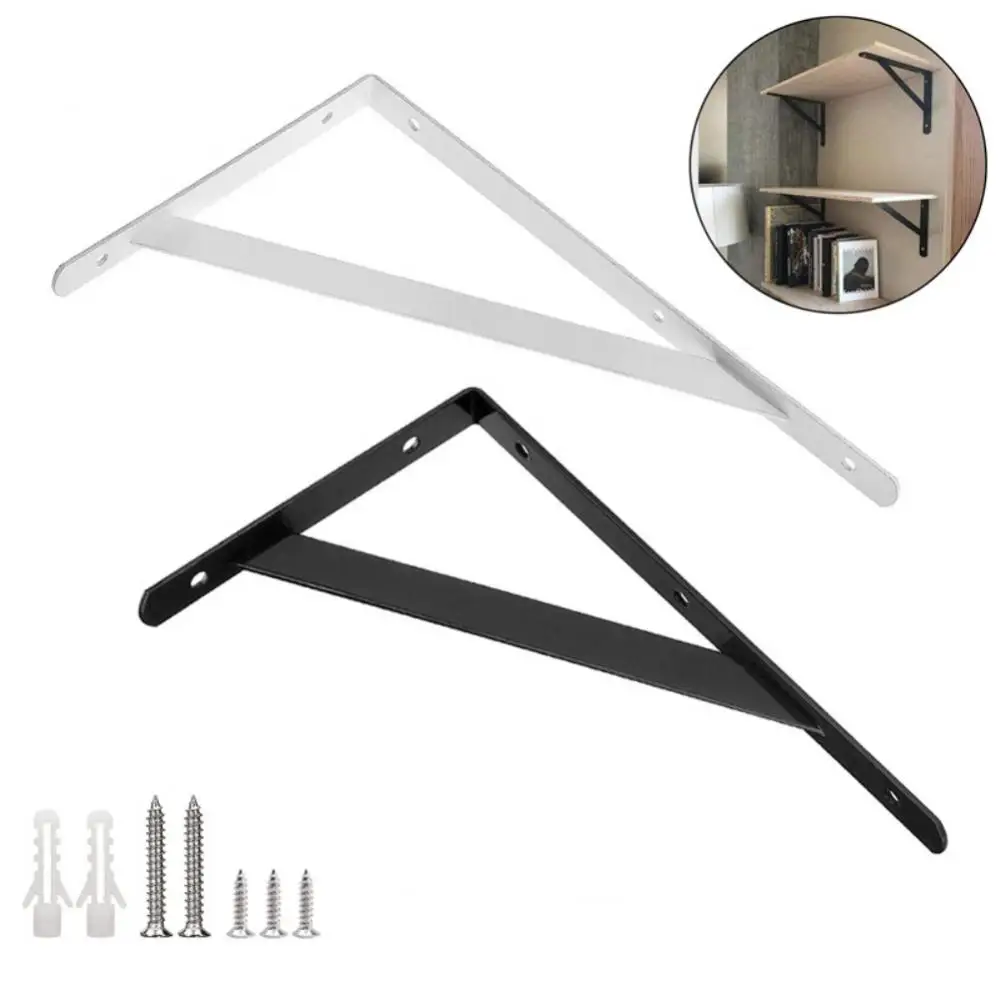 L-type Bracket Wall Metal Support Angle Bracket Shelf Wall-mounted Rack Partition Shelf Bookshelf TV Wall Mount Bracket Shelf Bracket Folding Shelf Bracket Shelf Support